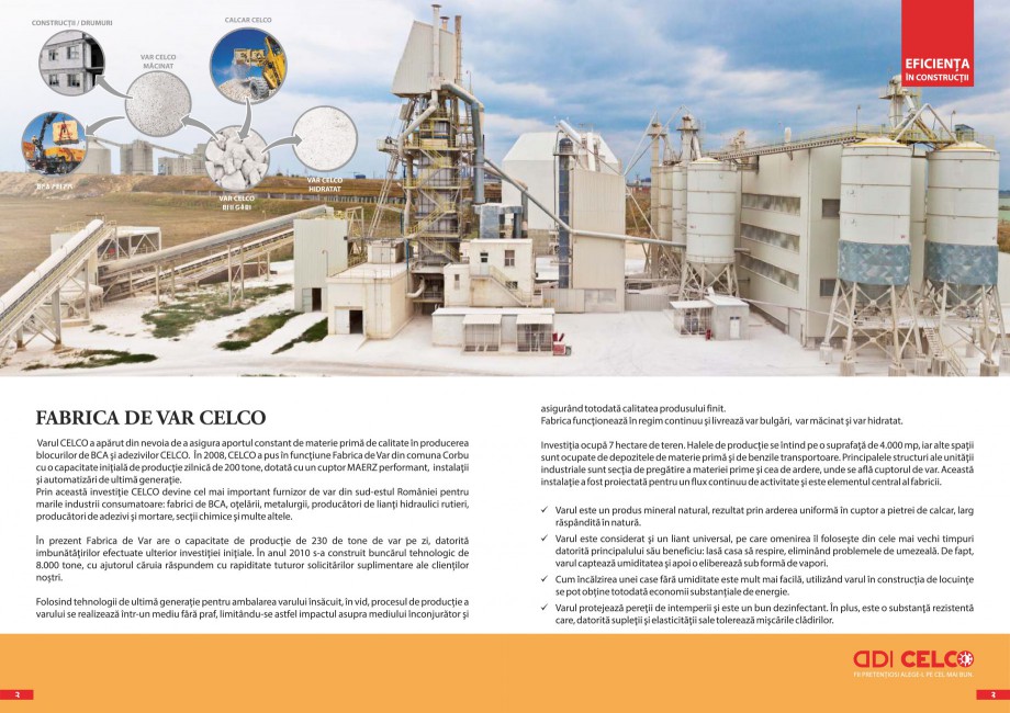Pagina 2-Pliant - Var CELCO Var calcic hidratat CL90-S dp, Var industrial bulgari, calcic nestins, CL90-Q lu,...