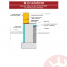 Racordul zidariei de BCA STRUCTOTERM cu infrastructura constructiei CELCO - 
