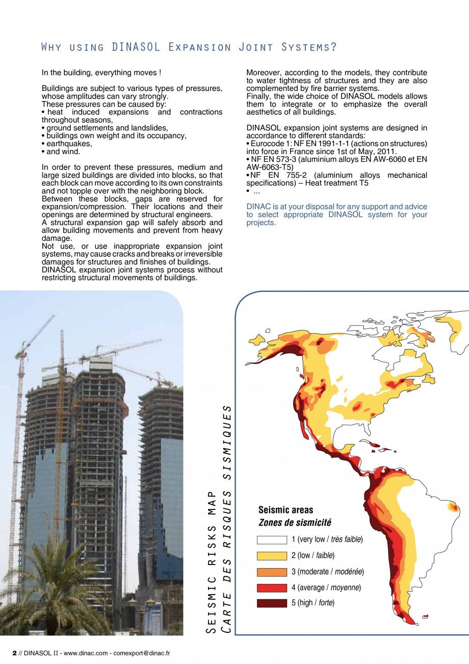 Pagina 4-Profile de dilatatie pentru pereti, pardoseli  Catalog, brosura Engleza, Franceza .....................