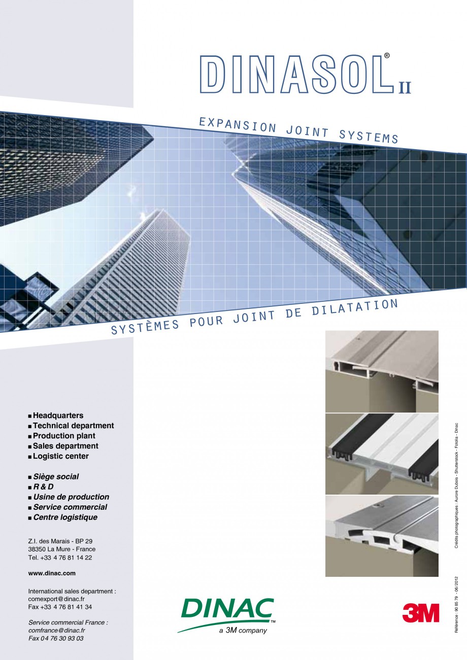 Pagina 52-Profile de dilatatie pentru pereti, pardoseli  Catalog, brosura Engleza, Franceza 25 30 40 50 60 80 ...