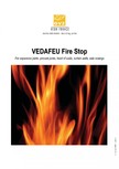 Protectie la foc pentru rosturi in pardoseli VEDA - Fire stop systems