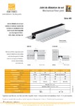 Profile de dilatatie metalice cu insertie flexibila pentru pardoseli VEDA - Floor expansion joints (Metal+flexible insert)