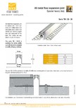 Profile de dilatatie metalice pentru pardoseli VEDA - Expansion joint (all metal)