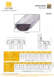 Profile de dilatatie pentru acoperis (calcane) VEDA - Roof expansion joint