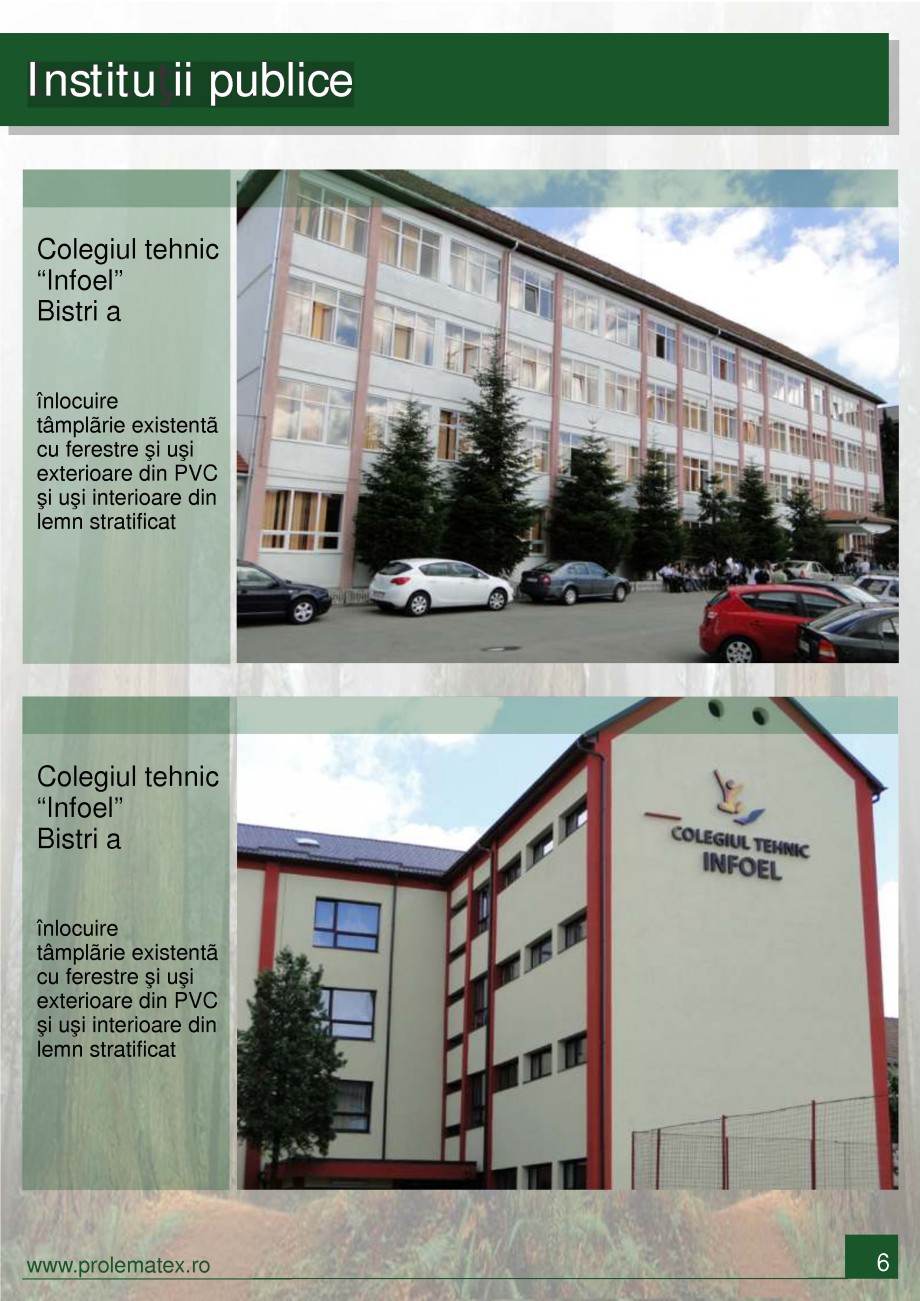 Pagina 7-Ferestre din lemn stratificat PROLEMATEX Lucrari, proiecte Romana 