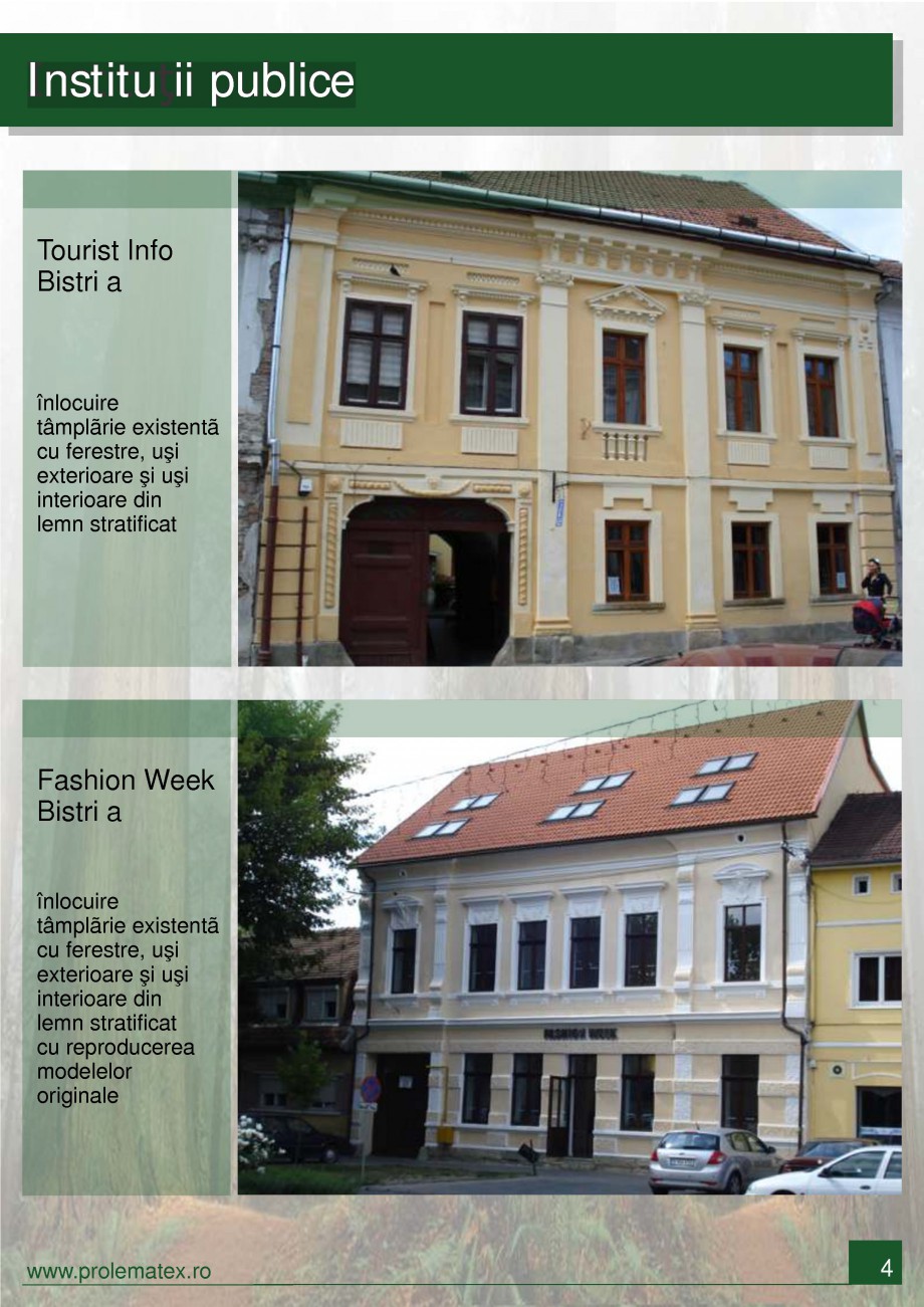 Pagina 5-Usi de interior din lemn stratificat  PROLEMATEX Lucrari, proiecte Romana 