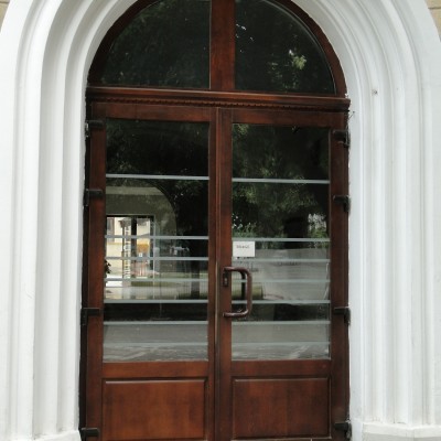 PROLEMATEX 4 (usa exterioara intrare institutie) - Usi de exterior din lemn stratificat  PROLEMATEX