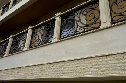 balcon b1315 Elemente arhitecturale - Coloane, stalpi din piatra naturala de Vistea