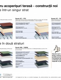 Sisteme pentru acoperisuri terasa - constructii noi