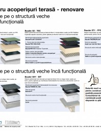 Sisteme pentru acoperisuri terasa - renovare