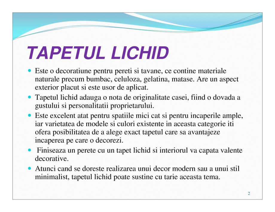 Pagina 2-Tencuiala decorativa din bumbac EUROMATT EUROMATT Catalog, brosura Romana tinci).

3

RAPIDITATE...