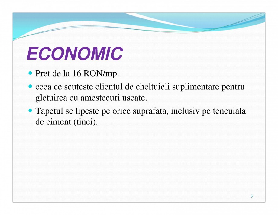 Pagina 3-Tencuiala decorativa din bumbac EUROMATT EUROMATT Catalog, brosura Romana eaza un microclimat optim ...