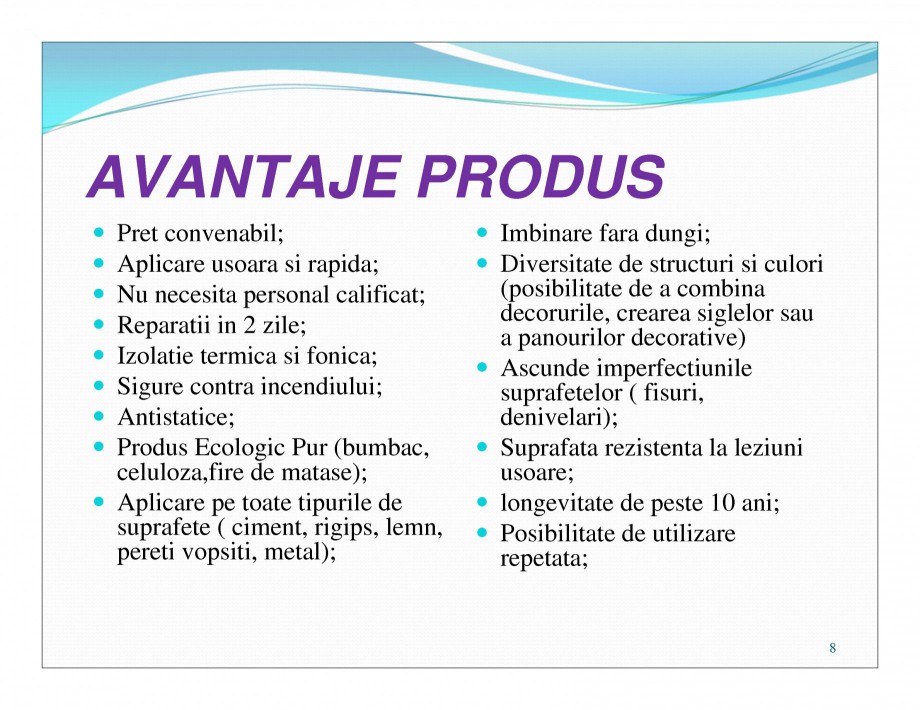 Pagina 8-Tencuiala decorativa din bumbac EUROMATT EUROMATT Catalog, brosura Romana 