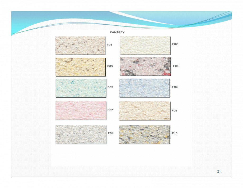 Pagina 6-Culori pentru tencuiala decorativa din bumbac EUROMATT EUROMATT Catalog, brosura Romana 