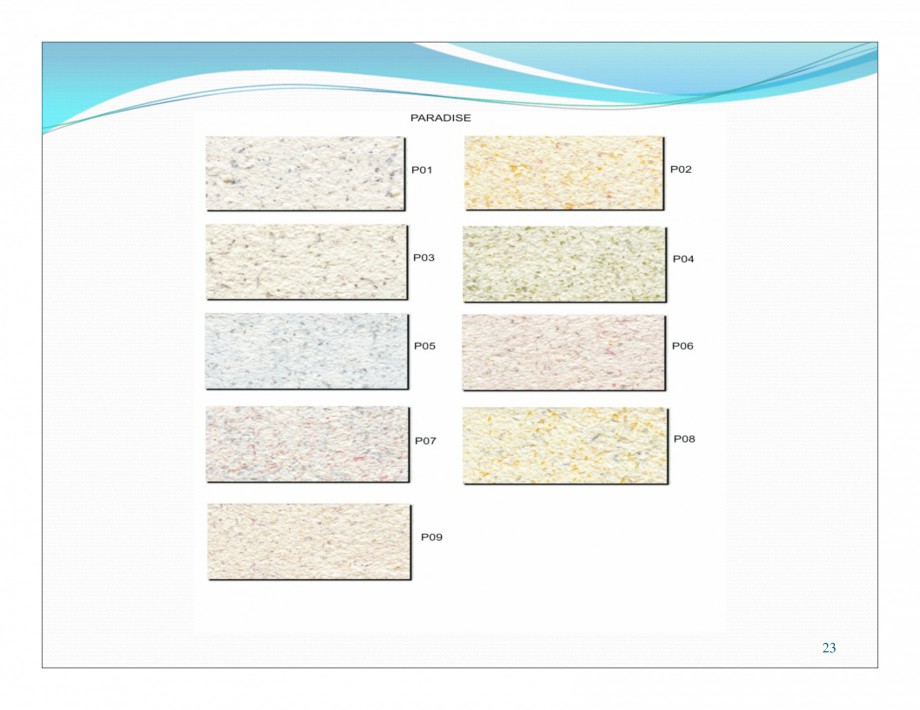 Pagina 8-Culori pentru tencuiala decorativa din bumbac EUROMATT EUROMATT Catalog, brosura Romana 