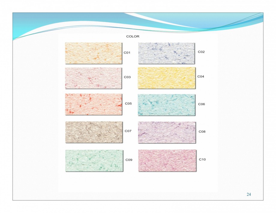 Pagina 9-Culori pentru tencuiala decorativa din bumbac EUROMATT EUROMATT Catalog, brosura Romana 