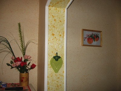 Perete cu tencuiala decorativa din bumbac EUROMATT Tencuiala decorativa din bumbac