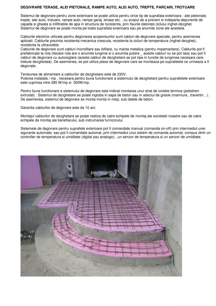 Pagina 1-Sisteme de degivrare a teraselor FENIX ADPSV, MAPSV, Autoreglabil 10/20/30 W Catalog, brosura Romana...