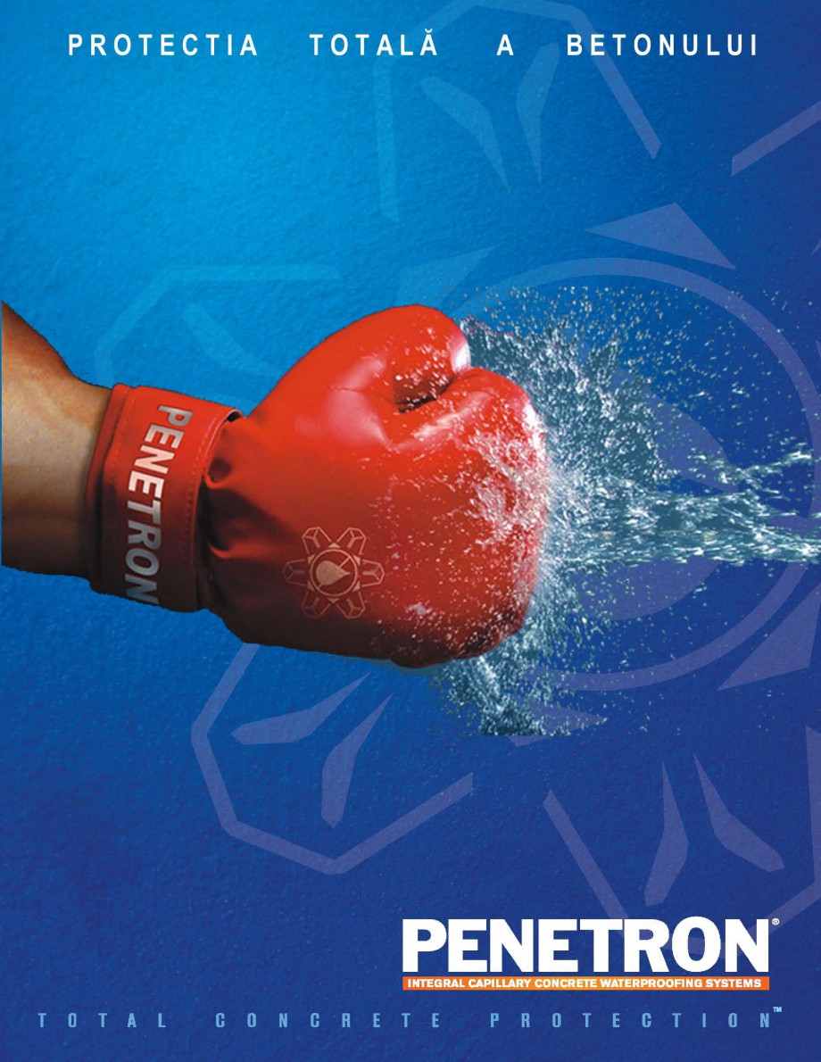 Pagina 1-Penetron - Protectia totala a betonului  Catalog, brosura Romana 