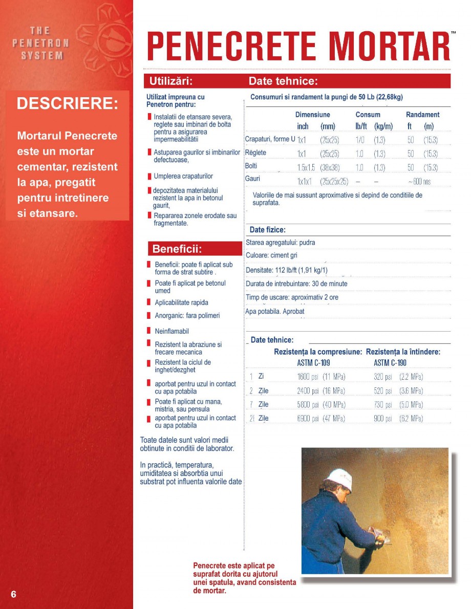 Pagina 6 - Penetron - Protectia totala a betonului  Catalog, brosura Romana 
