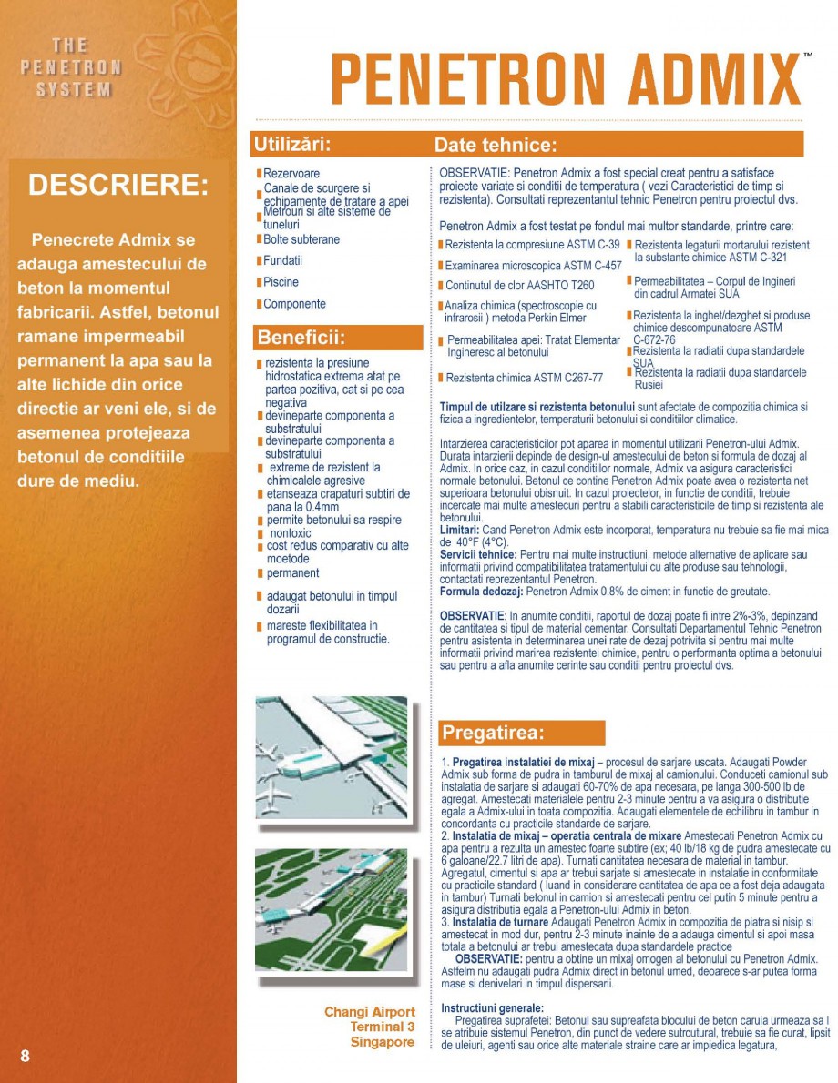 Pagina 8 - Penetron - Protectia totala a betonului  Catalog, brosura Romana 