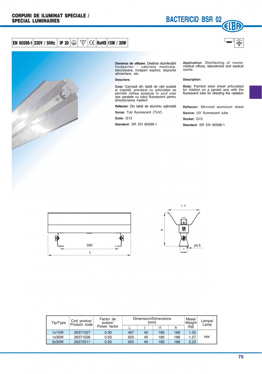 Pagina 81 - Catalog general de produse ELBA ELBA-COM ECRAN CONTRAST, 3S2-TL-LED, 2S2-TL-LED,...