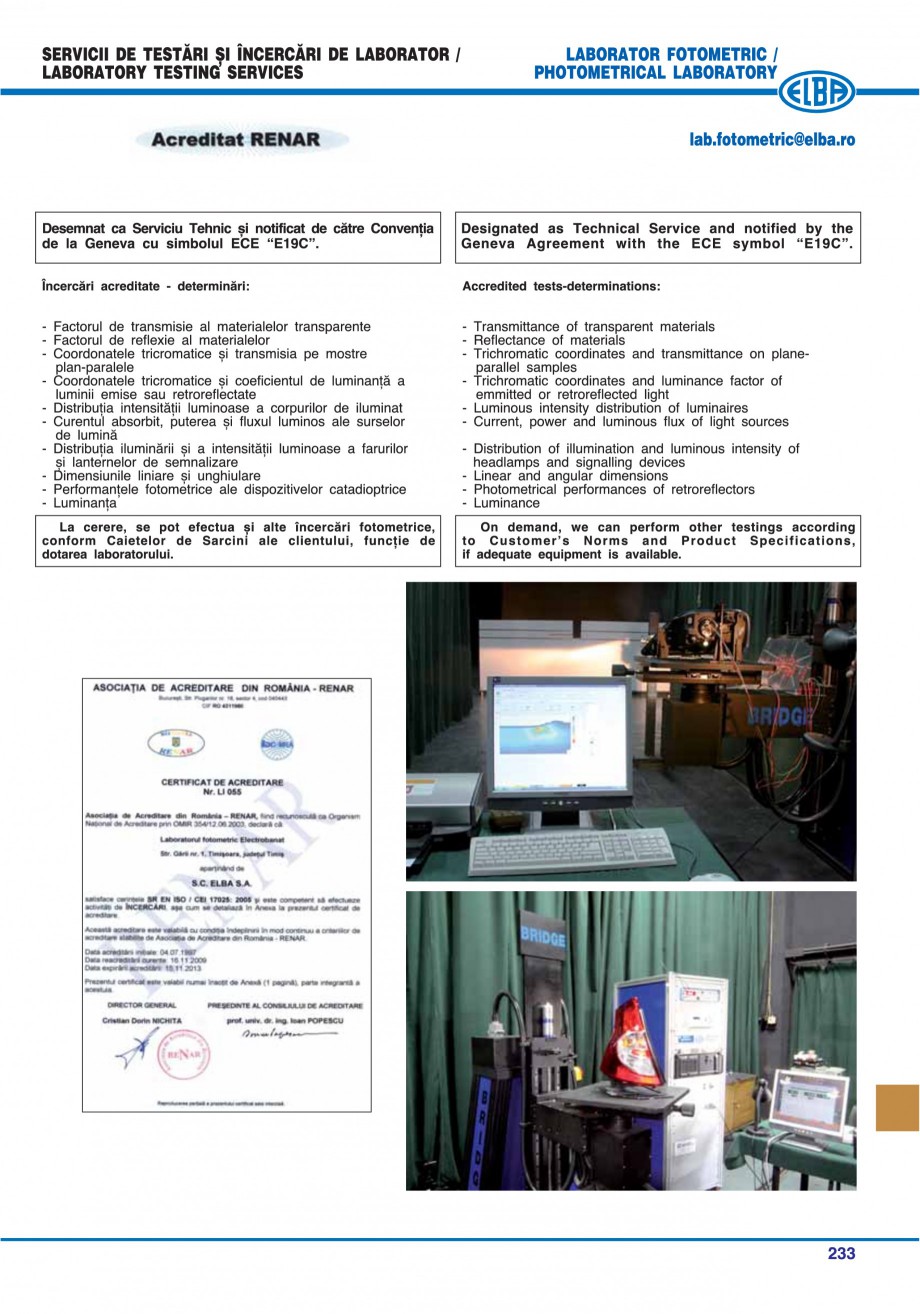 Pagina 236 - Catalog general de produse ELBA ELBA-COM ECRAN CONTRAST, 3S2-TL-LED, 2S2-TL-LED,...
