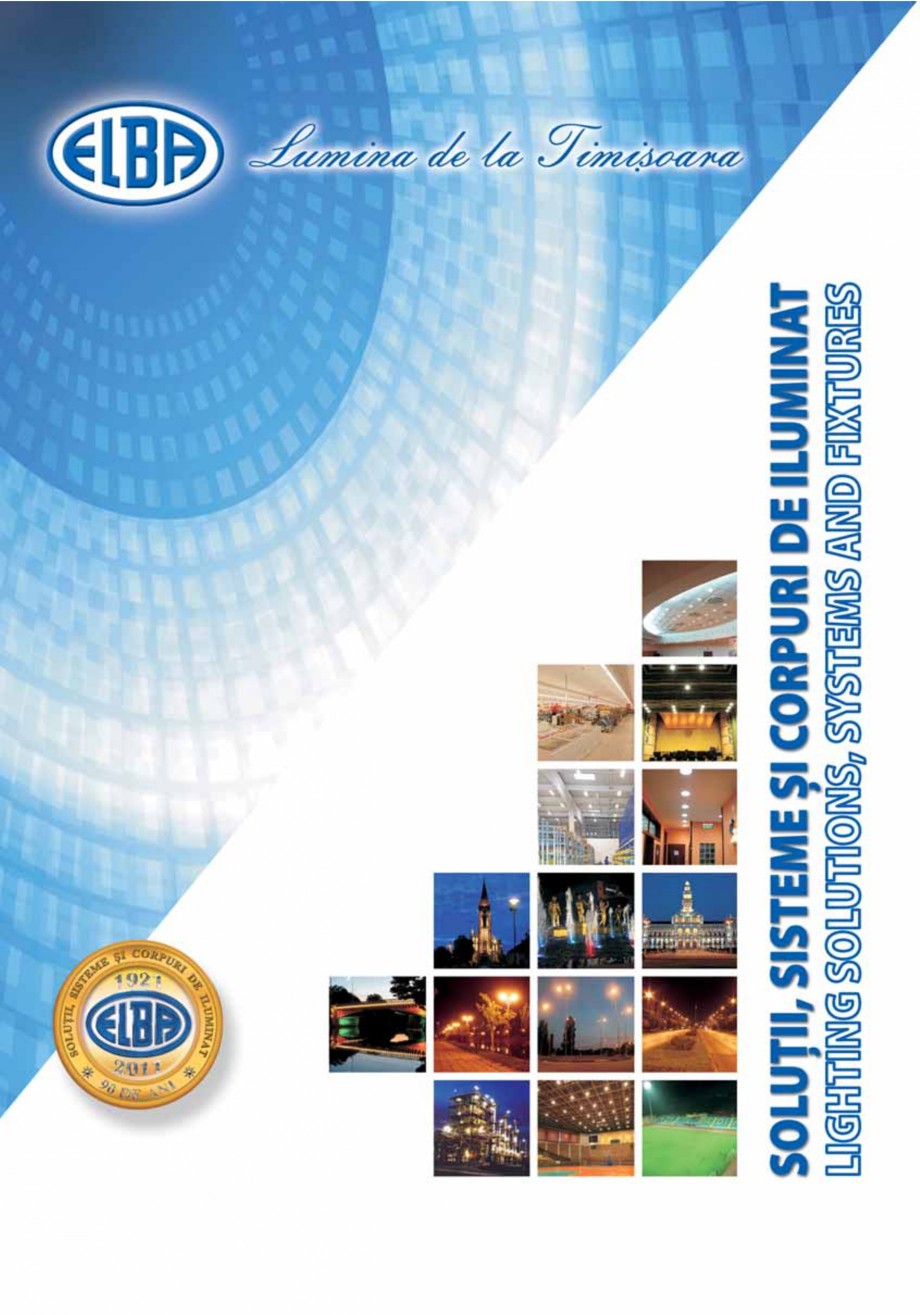 Pagina 1-Catalog general de produse ELBA ELBA-COM CFSM 03, AV 02 C, AI 02 C Catalog, brosura Romana, Engleza ...