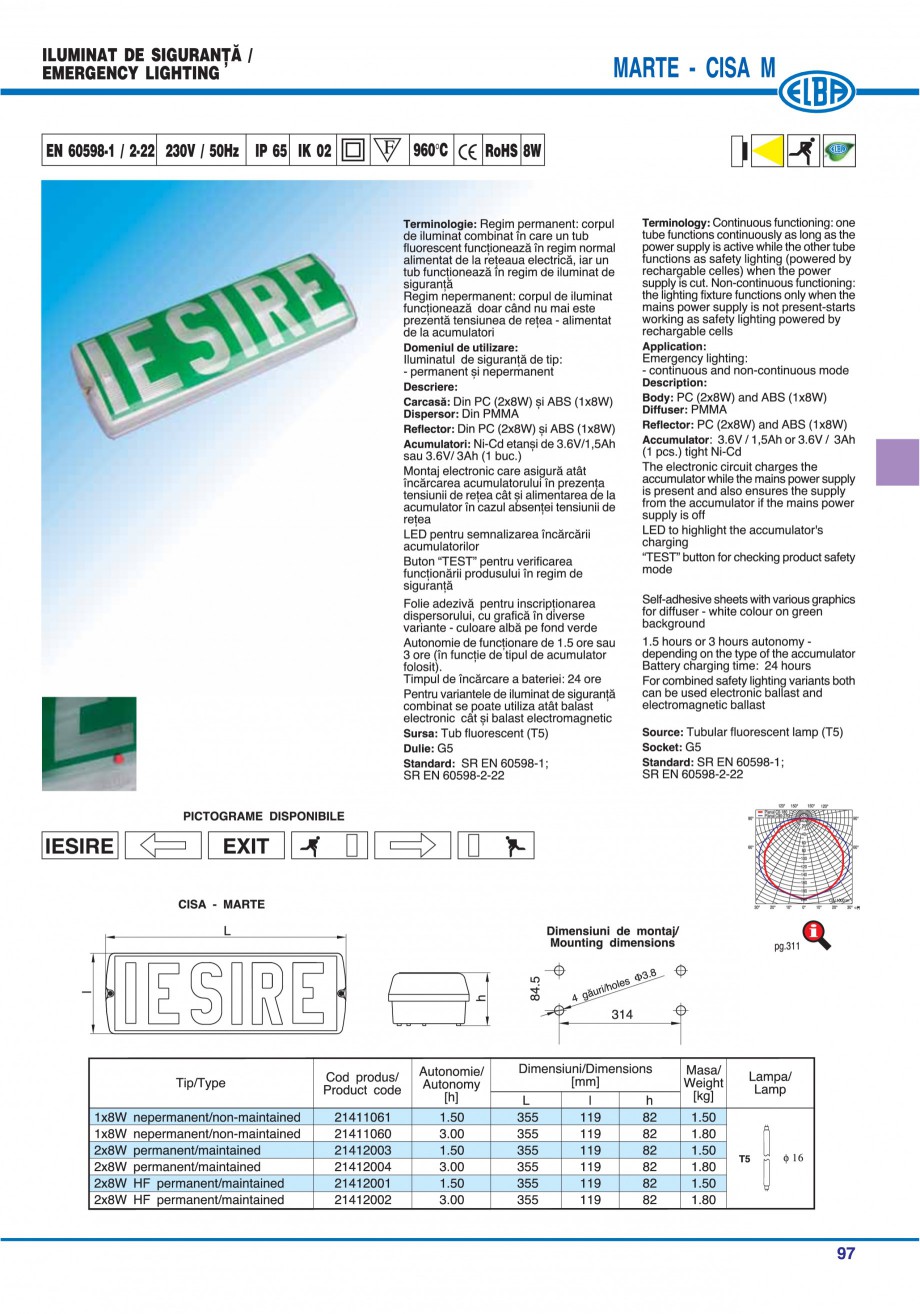 Pagina 96 - Catalog general de produse ELBA ELBA-COM CFSM 03, AV 02 C, AI 02 C Catalog, brosura...