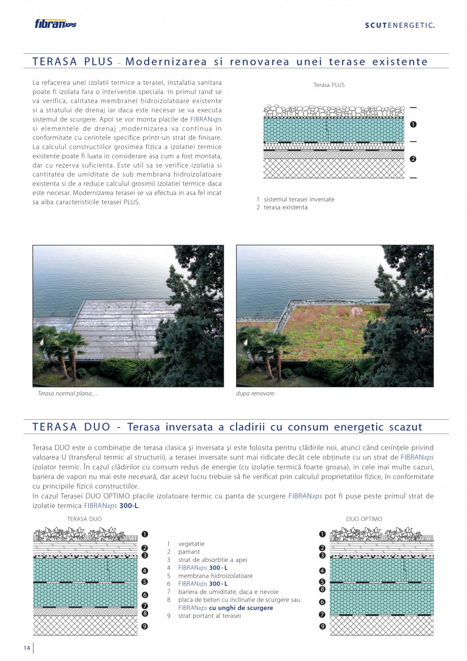 Pagina 14 - Izolarea termica a teraselor inversate FIBRANxps 300-L, 400-L, 500-L, 600-L, 700-L,...
