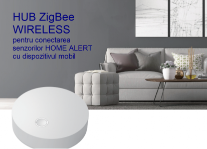 Prezentare hub HA 01 SENSOBOX Hub Zigbee pentru senzori Home Alert