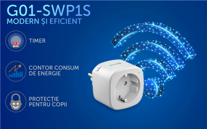 Infografic G01-SWP1S Priza SMART, WiFi