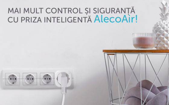 AlecoAir Priza inteligenta - Echipamente SMART si aparate de masura pentru calitatea aerului si spatii inteligente