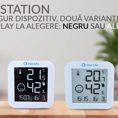 AlecoAir Display - Echipamente SMART si aparate de masura pentru calitatea aerului si spatii inteligente AlecoAir