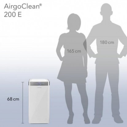 Comparatie dimensiuni AirgoClean 200 E Purificator de aer