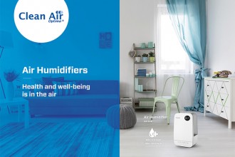 Umidificatoare casnice pentru spatii cu nivel scazut de umiditate Clean Air Optima