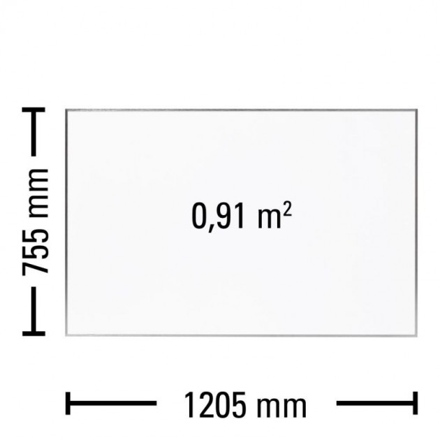 Schiță dimensiuni Panou cu infrarosu Trotec TIH 900 S