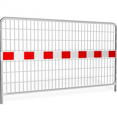 AMERICASA Detaliu panou gard mobil delimitare santier - Garduri santier pentru delimitari sau imprejmuriri temporare