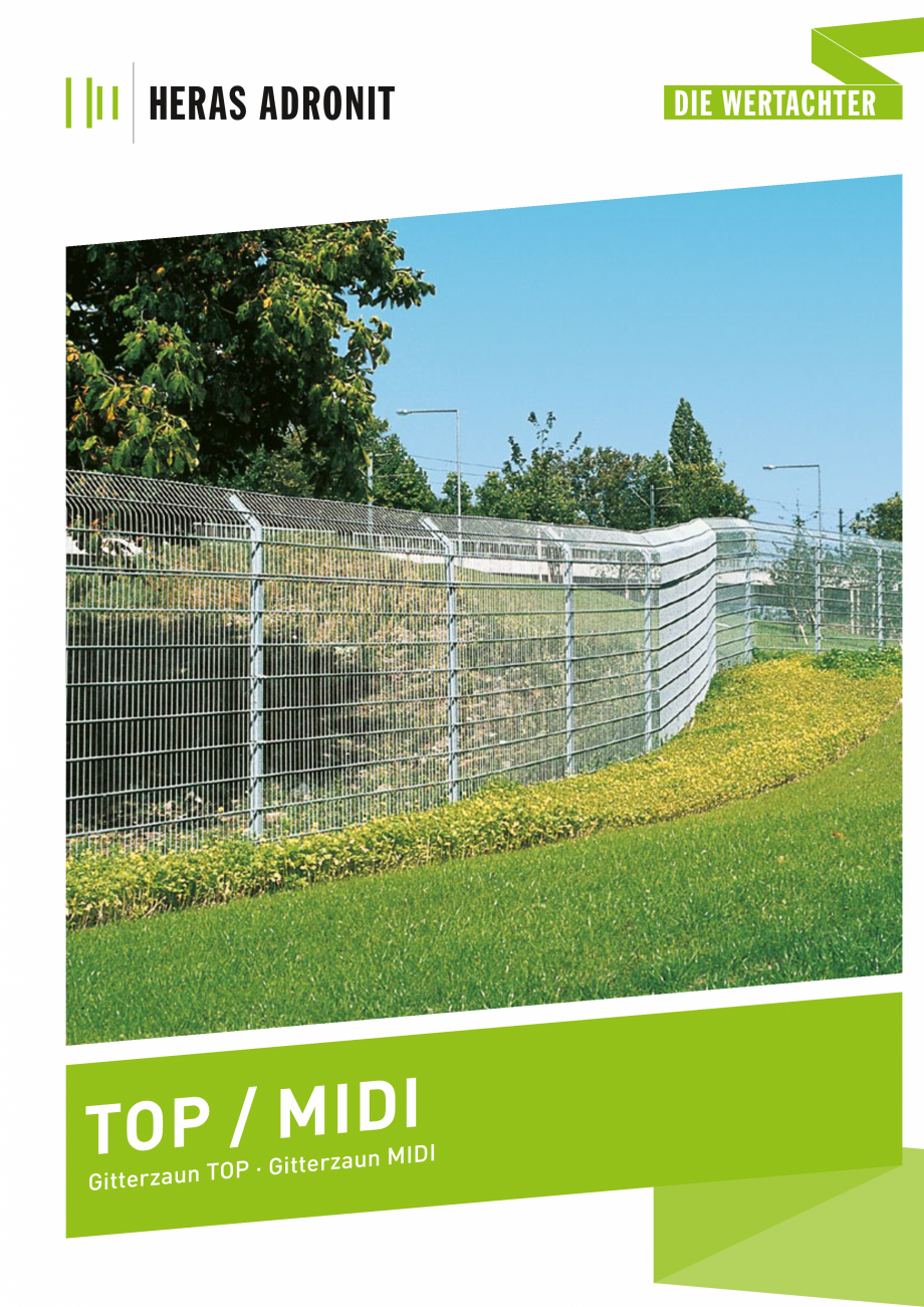 Pagina 1-Panouri rigide cu profile U HERAS UNI TOP / MIDI Catalog, brosura Germana TDI SUN
OP / MI O
T
DISCRE...