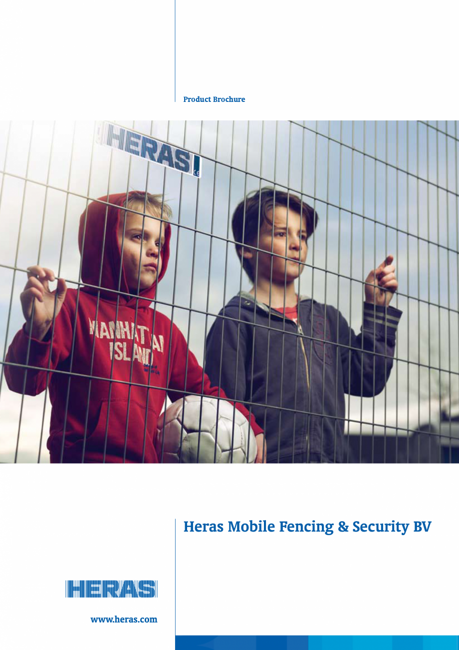 Pagina 1-Garduri mobile  HERAS M125, M130, M350, M400, Tip jandarmerie Catalog, brosura Engleza Product...