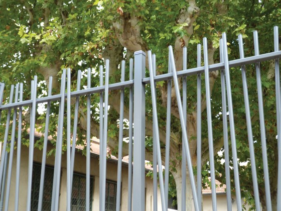 HERAS Panouri metalice gard - exemplu de utilizare - Garduri metalice de fatada HERAS