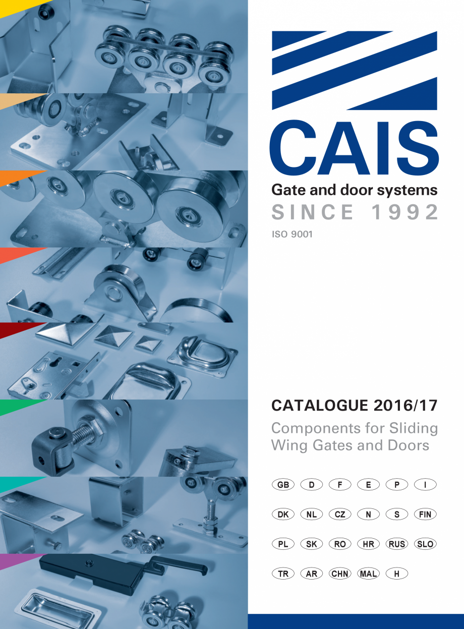 Pagina 1-Sisteme si accesorii pentru porti autoportante CAIS Catalog, brosura Engleza Gate and door systems

...