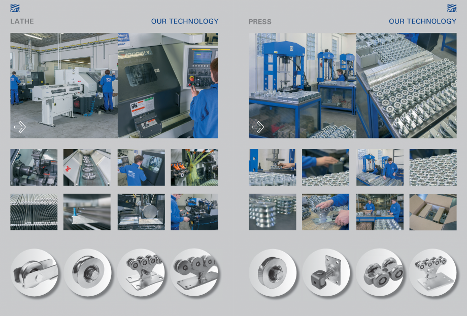 Pagina 4-Sisteme si accesorii pentru porti autoportante CAIS Catalog, brosura Engleza af vores store erfaring...