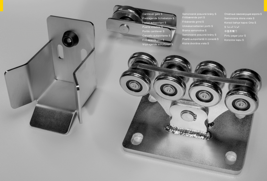 Pagina 8-Sisteme si accesorii pentru porti autoportante CAIS Catalog, brosura Engleza ntegrirani raspon...