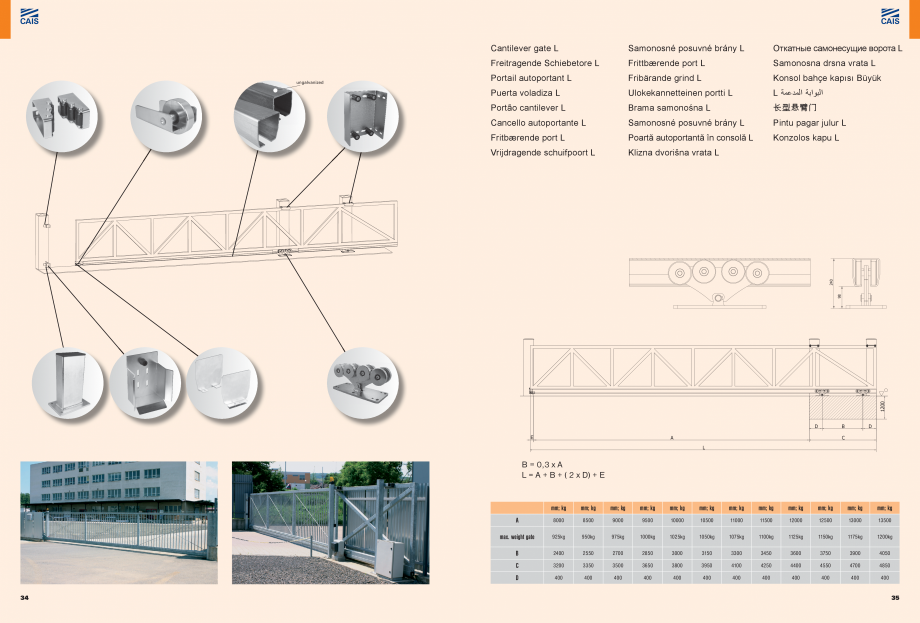 Pagina 19-Sisteme si accesorii pentru porti autoportante CAIS Catalog, brosura Engleza 2
BOLT M10x25

2
1
1
2
...