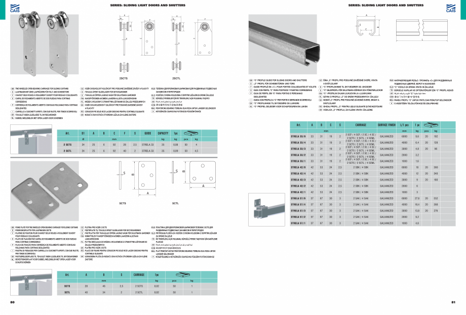 Pagina 42-Sisteme si accesorii pentru porti autoportante CAIS Catalog, brosura Engleza OPORTANTE
OTTE...