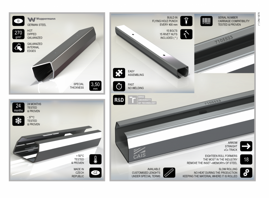 Pagina 7-Kituri porti autoportante rezidentiale CAIS Catalog, brosura Engleza LUR
	C-VEZETŐSÍN TOLÓKAPUHOZ...