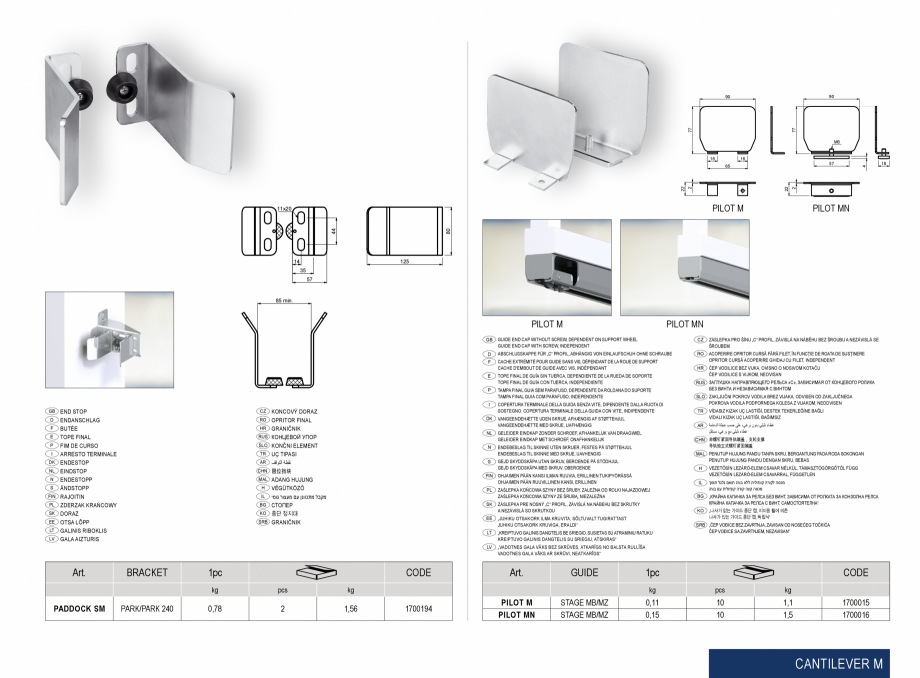 Pagina 12-Kituri porti autoportante industriale CAIS Catalog, brosura Engleza שער קונזולי‬
...