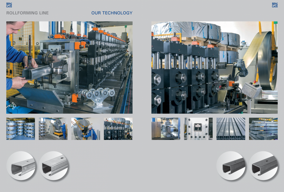 Pagina 3-Role si accesorii pentru porti culisante si usi de hala CAIS Catalog, brosura Romana, Engleza,...