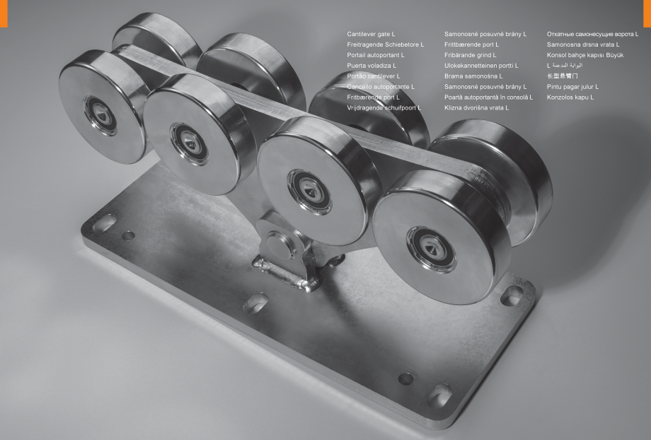 Pagina 18-Role si accesorii pentru porti culisante si usi de hala CAIS Catalog, brosura Romana, Engleza,...